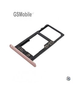 Bandeja sim BQ Aquaris X Rosa