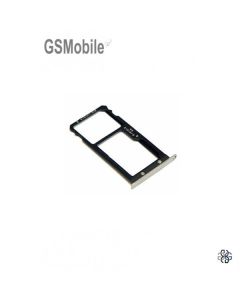 Bandeja de Tarjeta SIM & Micro SD Huawei G8 Plata