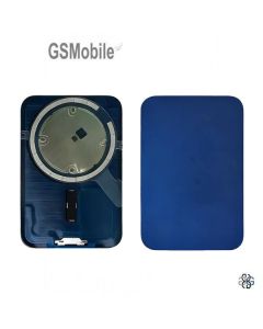 Tapa trasera + Soporte de metal para iPhone 17 Pro Azul Oscuro / Negro