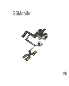 Flex de Volumen & Audio Jack iPhone 4G Blanco