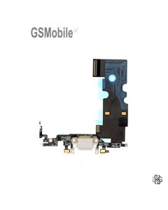 Flex conector de carga & Micrófono iPhone 8 Blanco