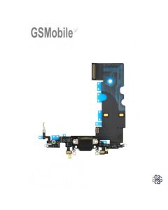 Flex conector de carga & Micrófono iPhone 8 Negro
