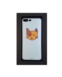 Funda para iPhone 7 Plus Gatito Azul