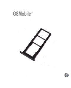 Bandeja SIM & MicroSD para Huawei Y7 2019 Negro