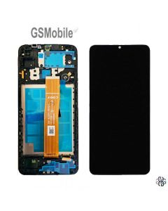 Pantalla con marco Samsung A12 - Negro