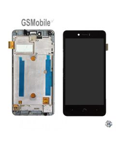 Pantalla completa con marco BQ Aquaris U Negro