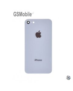 Tapa trasera con cristal cámara iPhone 8 Blanco