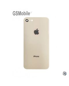 Tapa trasera con cristal cámara iPhone 8 Dorado