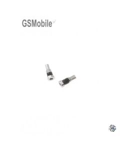 Juego de 2 tornillos externos iPhone 8 Plateado