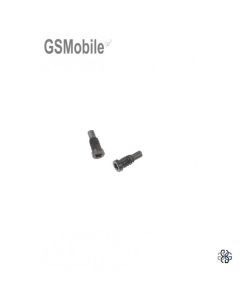 Juego de 2 tornillos externos iPhone 8 Negro